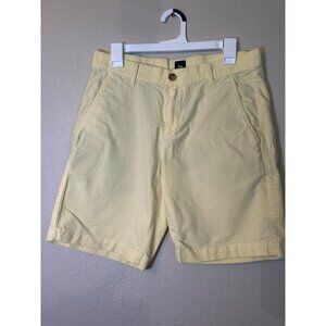 GAP Light Lemon Colored Shorts with Sailboat Print lined Pockets- Size 31